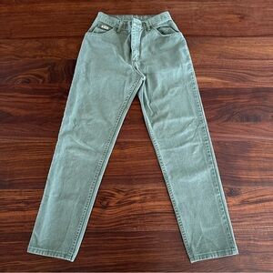 Women’s wrangler green jeans